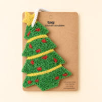 Christmas Tree Dish Loofah